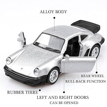 Amazon.co.jp: TOKAXI 1/36スケール ポルシェ 911 Trubo ダイ